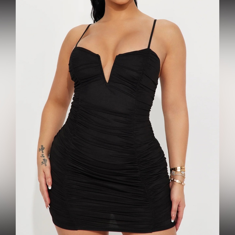 Black Mini Dress - image 2